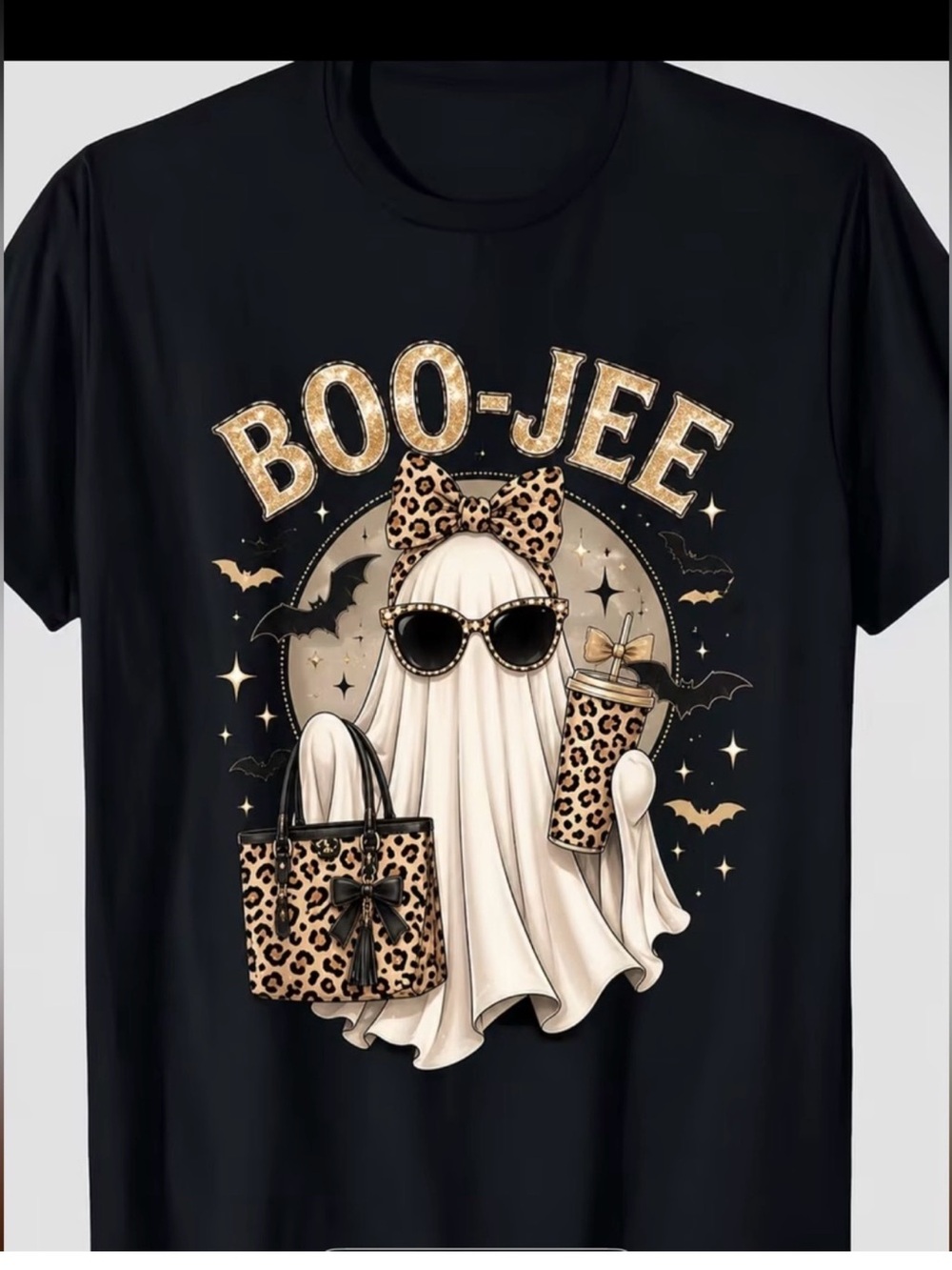 Halloween “Boo-Jee" Ghost Graphic Tee New